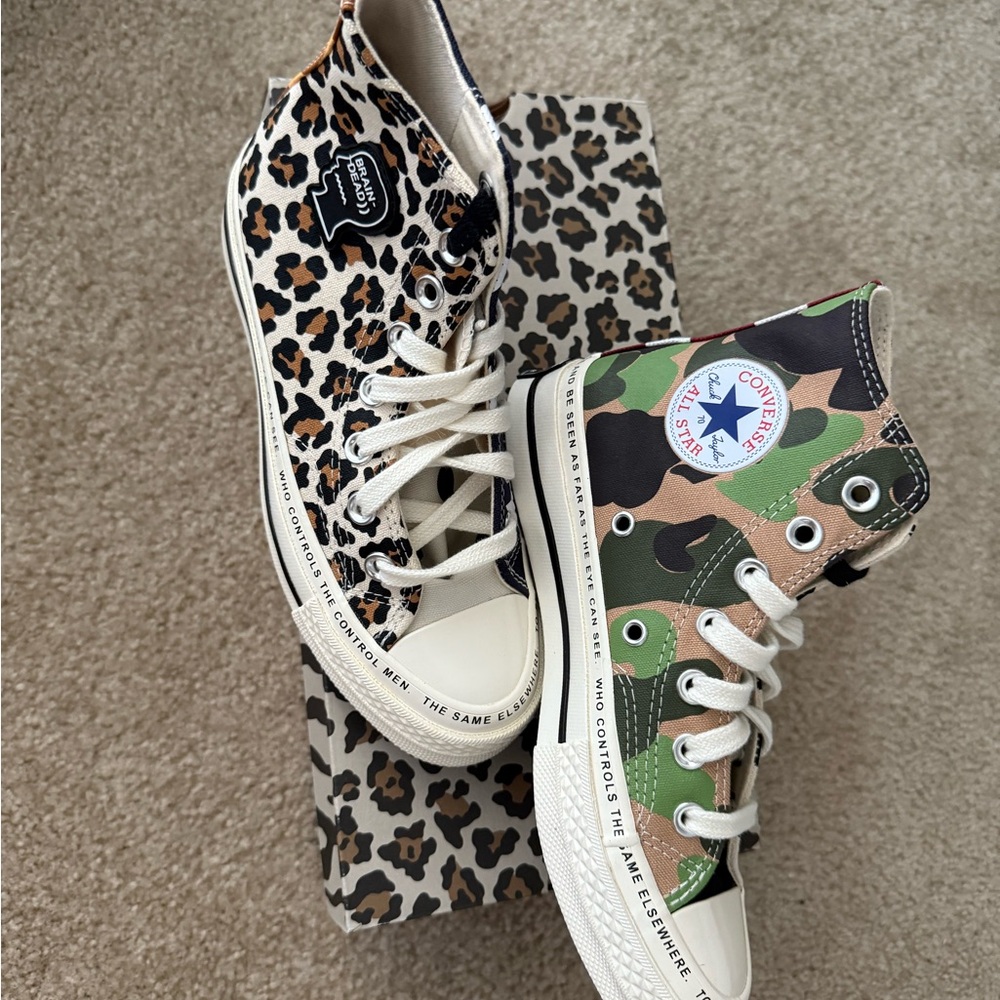 BRAND NEW WITH BOX BRAIN DEAD CONVERSE COLLAB SNEAKERS

SIZE 5 WOMENS